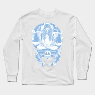 Light Blue Libra Beauty Long Sleeve T-Shirt